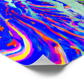 ハッ熱狂するプ中国のクリステッドポートレート ポスター (角)