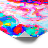 ハッ熱狂するプ素晴らし・ピレネー・ドッグアートポートレート ポスター (角)