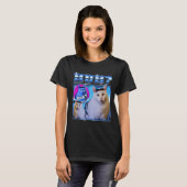 ハッ猫 楽しい 猫のミーム 変な猫 海賊版 Tシャツ (正面フル)