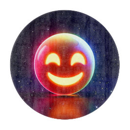 ハッ白熱［赤熱］光を放つプオルブ絵文字 カッティングボード