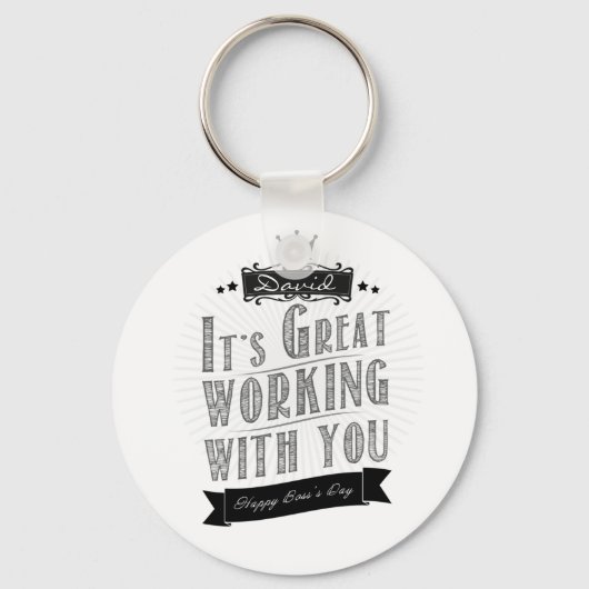 ハッ素晴らしピーボスの日 キーホルダー (正面)