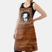 ハッ素朴プキャンパーズファミリー名テントパインツリーズ エプロン (インサイチュ)