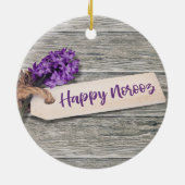 ハッ素朴プノーズヒヤシンス – オーナメント (裏面)