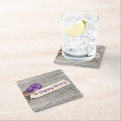 ハッ素朴プノーズヒヤシンス – 紙コースター (インサイチュ)