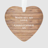 ハッ素朴プバレンタインフローラひまわり オーナメント (裏面)