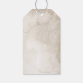 ハッ素朴プホリデーズギフトメッセージカード ギフトタグ (裏面)