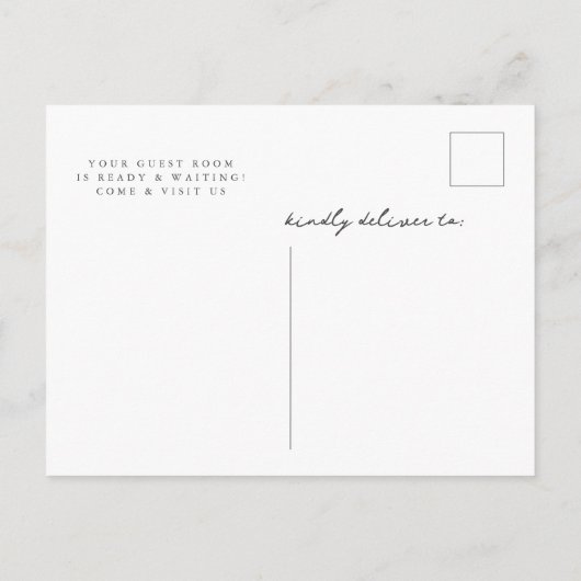 ハッ素朴プホリデーズニューホームドアムービング 案内ポストカード (裏面)