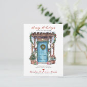 ハッ素朴プホリデーズニューホームドアムービング 案内ポストカード (スタンド正面)