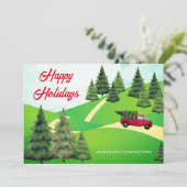 ハッ素朴プホリデーズレッドトラックツリービジネス シーズンカード (スタンド正面)