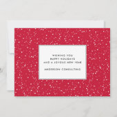 ハッ素朴プホリデーズレッドトラックツリービジネス シーズンカード (裏面)