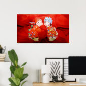 ハッ結婚したプカップルのポスター ポスター (ホームオフィス)