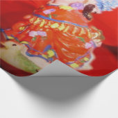 ハッ結婚したプカップル包装紙 ラッピングペーパー (角)