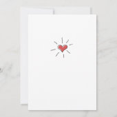 ハッ結婚ピーの記念結婚した恐竜カード (裏面)