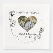 ハッ結婚プズペーパーナプキン (正面)