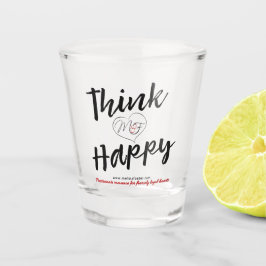 ハッ考えグのロゴショットガラス ショットグラス