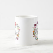 ハッ考えプ思考の幸福感動的引用文 コーヒーマグカップ (中央)