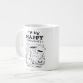 ハッ考えプ思考ハロウィーンコレクション コーヒーマグカップ (正面左)
