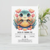 ハッ航海のプタートルガール誕生日 招待状 (スタンド正面)