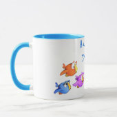 ハッ飛んでいるプバーズマカスタムグ文字 マグカップ (左)