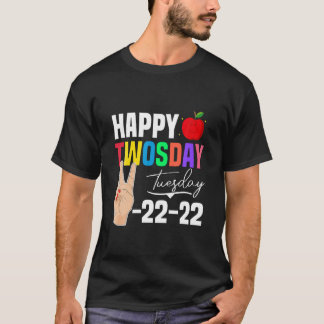 ハッ2/22/222022年2月22日火曜日N Tシャツ