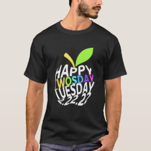 ハッ2-22-222022年2月22日火曜日Twindday S Tシャツ