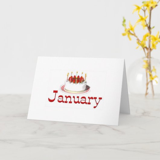 ハッ***1月***誕生日 カード (黄色い花)