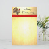 ハッ#Thanksgiving #Turkey #Stationery 便箋 (スタンド正面)