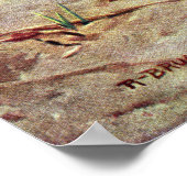 ハツメバカゲ科とナスタウム ポスター (角)