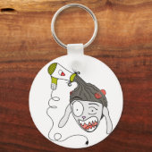 ハティイエルセカドールディアブロリコ キーホルダー (正面)