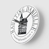 ハティンダニエルの壁時計 ラウンド壁時計 (傾斜)