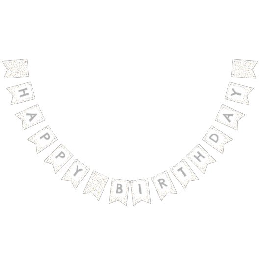 ハティ紙吹雪水彩ドット束フラグ バンティングフラッグ (全)