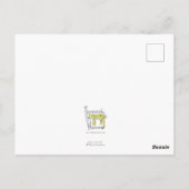 ハティ&リーかわいいペムブロークウェルシュのコーギスポストカード ポストカード (裏面)