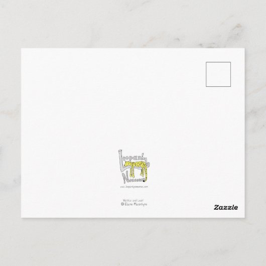 ハティ&リーかわいいペムブロークウェルシュのコーギスポストカード ポストカード (裏面)