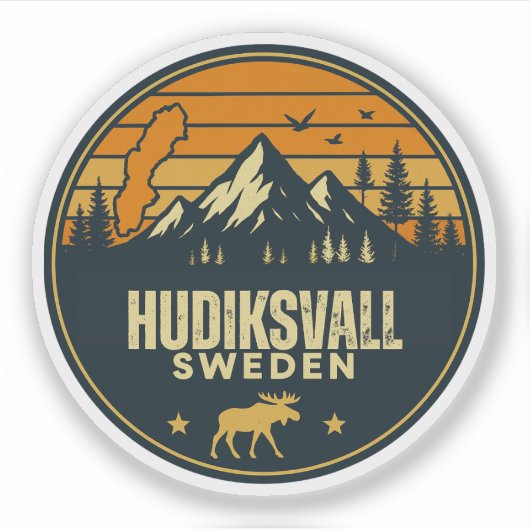 ハディックスヴァル、スウェーデン Sverige シール (正面)
