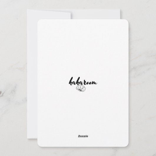 ハディース・ムバラクカード、お祝いの言葉、ハディースおめでとう シーズンカード (裏面)