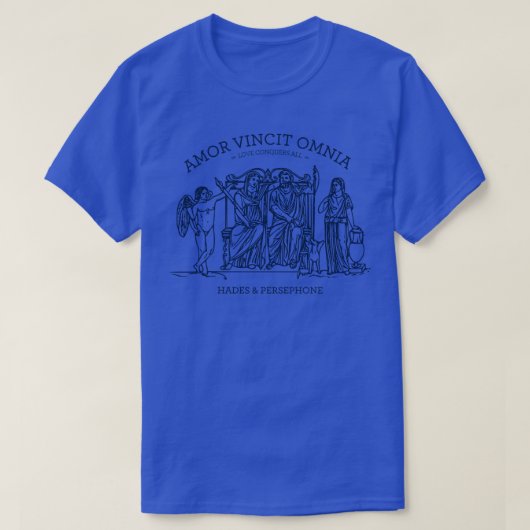 ハデスとペルセフォネのギリシャ神話 Tシャツ (デザイン正面)