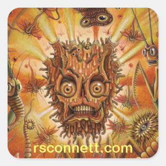 ハデスのステッカー#1 スクエアシール