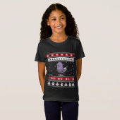 ハトおもしろいの醜いクリスマス Tシャツ (正面フル)