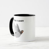 ハトおもしろいン漫画 – "Locating Target" Bird Humo マグカップ (正面左)