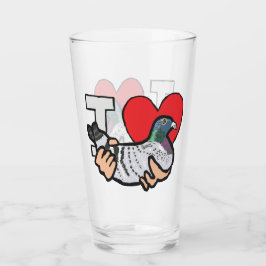 ハトが大好き タンブラーグラス
