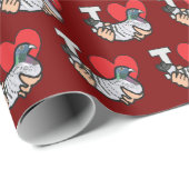 ハトが大好き ラッピングペーパー (ロールコーナー)