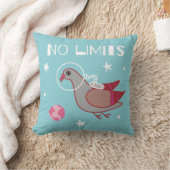 ハトが宇宙無制限 クッション (ブランケット)