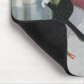 ハトが街をおもしろい歩く マウスパッド (コーナー)