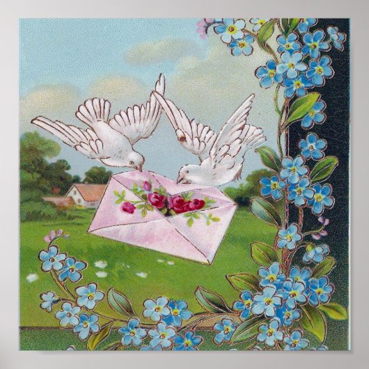 ハトが郵便を配達する ポスター (正面)