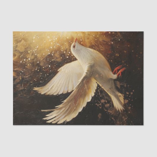 ハトが飛ぶとき7 薄葉紙 (正面)