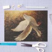 ハトが飛ぶとき7 薄葉紙 (クラフト)