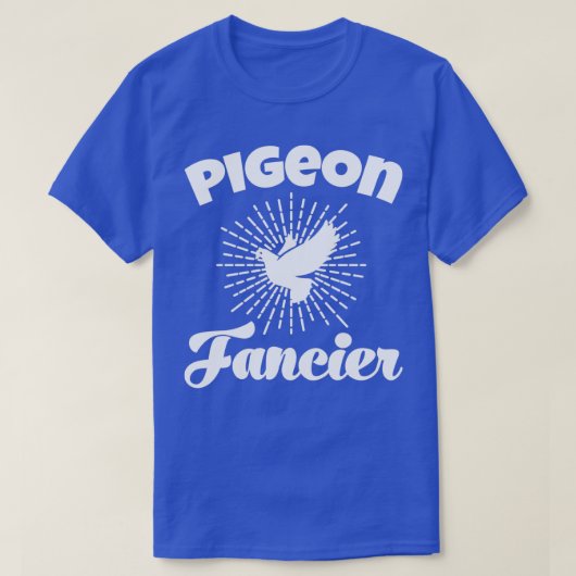 ハトささやきハト愛好家ハト Tシャツ (デザイン正面)