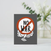 ハトとの戦争なし ポストカード (スタンド正面)