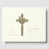 ハトとハートとの最初の聖餐式 ゲストブック (正面)