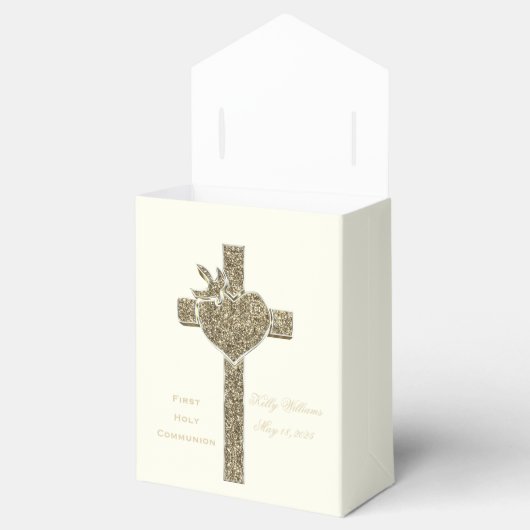 ハトとハートとの最初の聖餐式 フェイバーボックス (オープン)